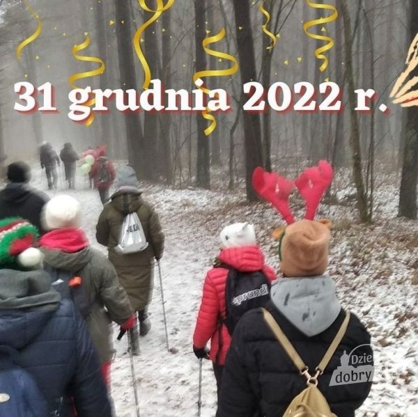 Bór Ełcki, ognisko...Ełczanie aktywnie pomaszerują w Nowy Rok