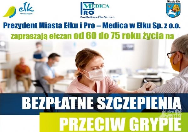 Bezpłatne szczepienia przeciwko grypie