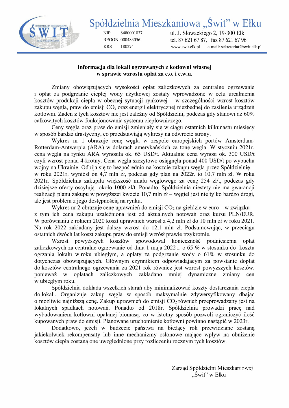 nienie wzrostu oplat za ogrzewanie 1