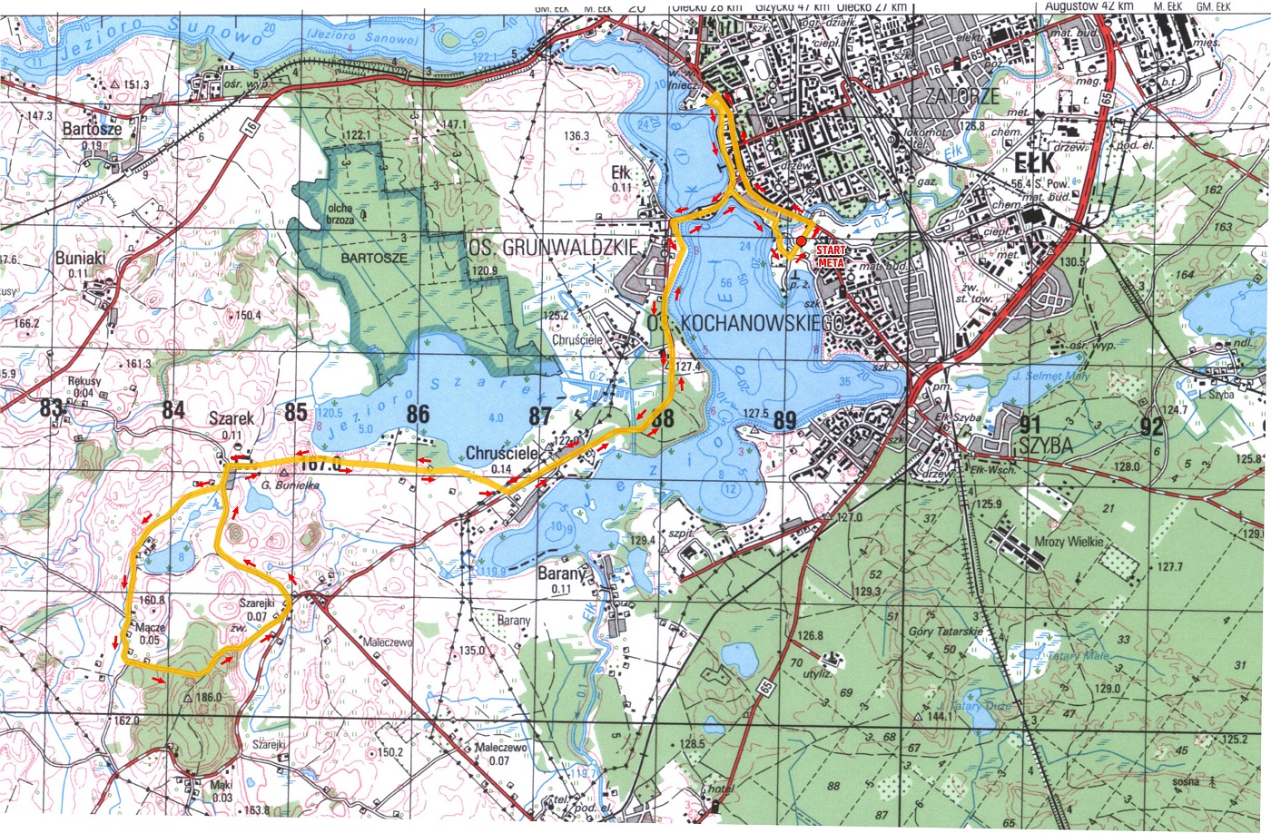 półmaraton 2020 mapa trasy
